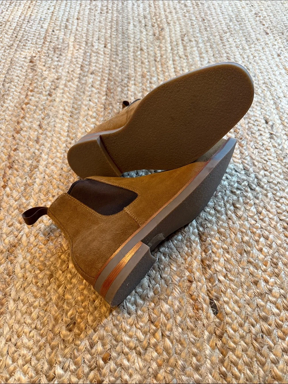 Men's Suede Chukka Boots in Brown wore once
